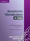 Richards Academic Voc In Use W/a libro