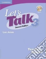 Jones Let's Talk 3 2ed Tch + Cd libro