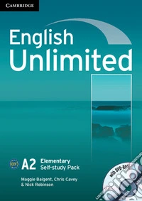 English Unlimited. Level A2 Self-study Pack. Con DVD-ROM