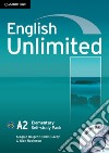 English Unlimited. Level A2 Self-study Pack. Con DVD-ROM libro di Maggie Baigent