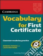 Esol Camb Vocab First Cert Wo/a libro