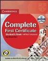 Complete First Sb Wo/a+cdrom libro