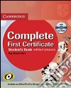 Complete First Sb W/a+cdrom+class Cd (2) libro