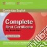 Complete First Certificate Class Audio CDs libro