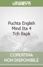 Puchta English Mind Ita 4 Tch Rspk libro