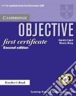 Objective First 2ed Tch libro