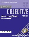 Objective First 2ed Tch libro di Annette Capel