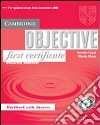 Objective First 2ed Wk Bk W/a libro