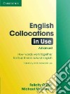 English Collocations in Use. Edition with answers. Advance libro