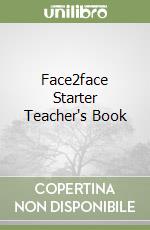 Face2face Starter Teacher's Book libro