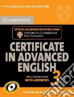 Cambridge Certificate in Advanced English 3 for Updated Exam