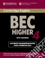 Cambridge English Business Certificate. Higher 4 Student's Book with answers libro