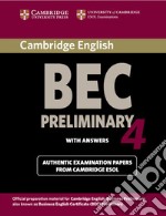 Cambridge English Business Certificate. Preliminary 4 Student's Book with answers libro