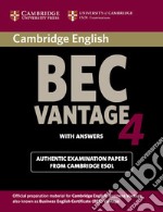 Cambridge English Business Certificate. Vantage 4 Student's Book with answers libro