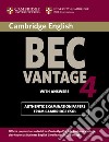 Cambridge English Business Certificate. Vantage 4 Student's Book with answers libro