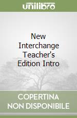 New Interchange Teacher's Edition Intro libro