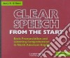 Clear Speech From The Start Audio Cds (3) libro