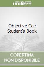 Objective Cae Student's Book libro