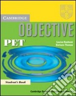 Objective Pet Std Bk libro