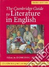 Cambridge Guide to Literature in English libro