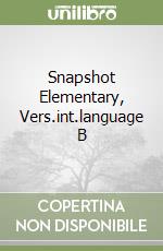 Snapshot Elementary, Vers.int.language B libro