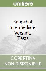 Snapshot Intermediate, Vers.int. Tests libro