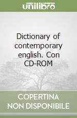 Dictionary of contemporary english. Con CD-ROM libro