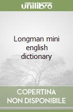 Longman mini english dictionary libro