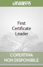 First Certificate Leader libro