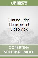 Cutting Edge Elem/pre-int Video Abk libro