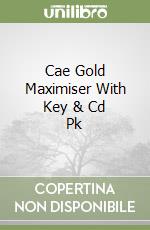 Cae Gold Maximiser With Key & Cd Pk libro