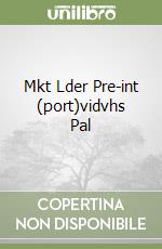 Mkt Lder Pre-int (port)vidvhs Pal libro