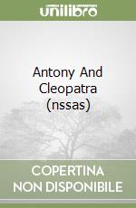 Antony And Cleopatra (nssas) libro