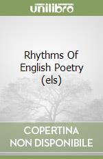 Rhythms Of English Poetry (els) libro