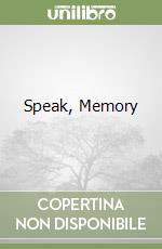Speak, Memory libro