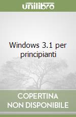 Windows 3.1 per principianti libro