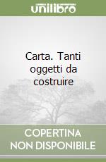 Carta. Tanti oggetti da costruire libro