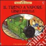 Treno a vapore. Libro puzzle libro