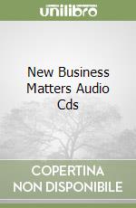 New Business Matters Audio Cds libro