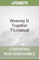 Weaving It Together T's.manual libro