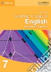 Cambridge Checkpoint English. Teacher's Resource 7 libro