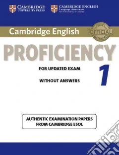 Esol Camb Proficiency For Updated Exam Sb Wo/a