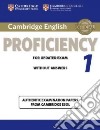 Esol Camb Proficiency For Updated Exam Sb Wo/a libro