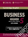 Cambridge English Business Certificate. Higher 5 Student's Book with answers libro