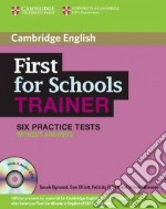 Camb First For Schools Trainer Prac Test Wo/a+cd