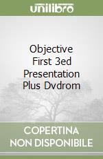 Objective First 3ed Presentation Plus Dvdrom libro