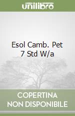 Esol Camb. Pet 7 Std W/a libro