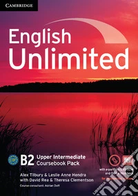 English Unlimited / Upper-intermediate (intern.version). Coursebook with e-Portfolio and Online Workbook Pack libro