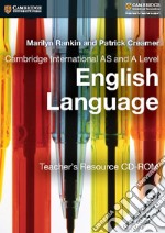 Cambridge International AS and A Level English Language. Teacher's Resource. CD-ROM