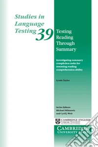 Testing reading through summary